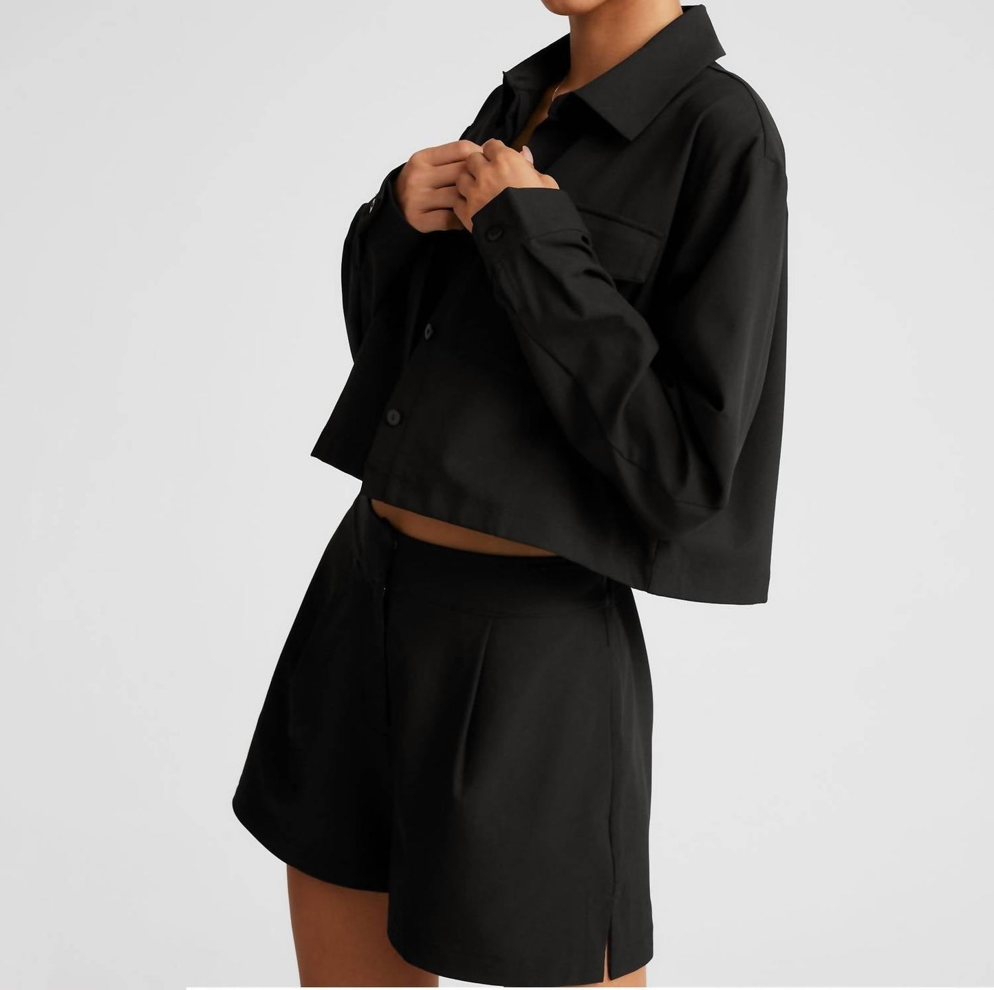Beyond Yoga - Midtown Cropped Jacket