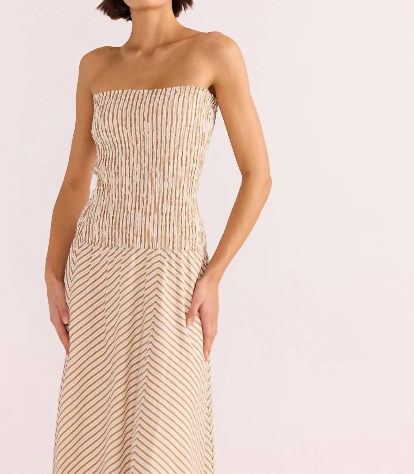 Minkpink - Artemis Shirred Midi Dress