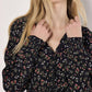 Apricot - Vintage Ditsy Smock Waist Dress