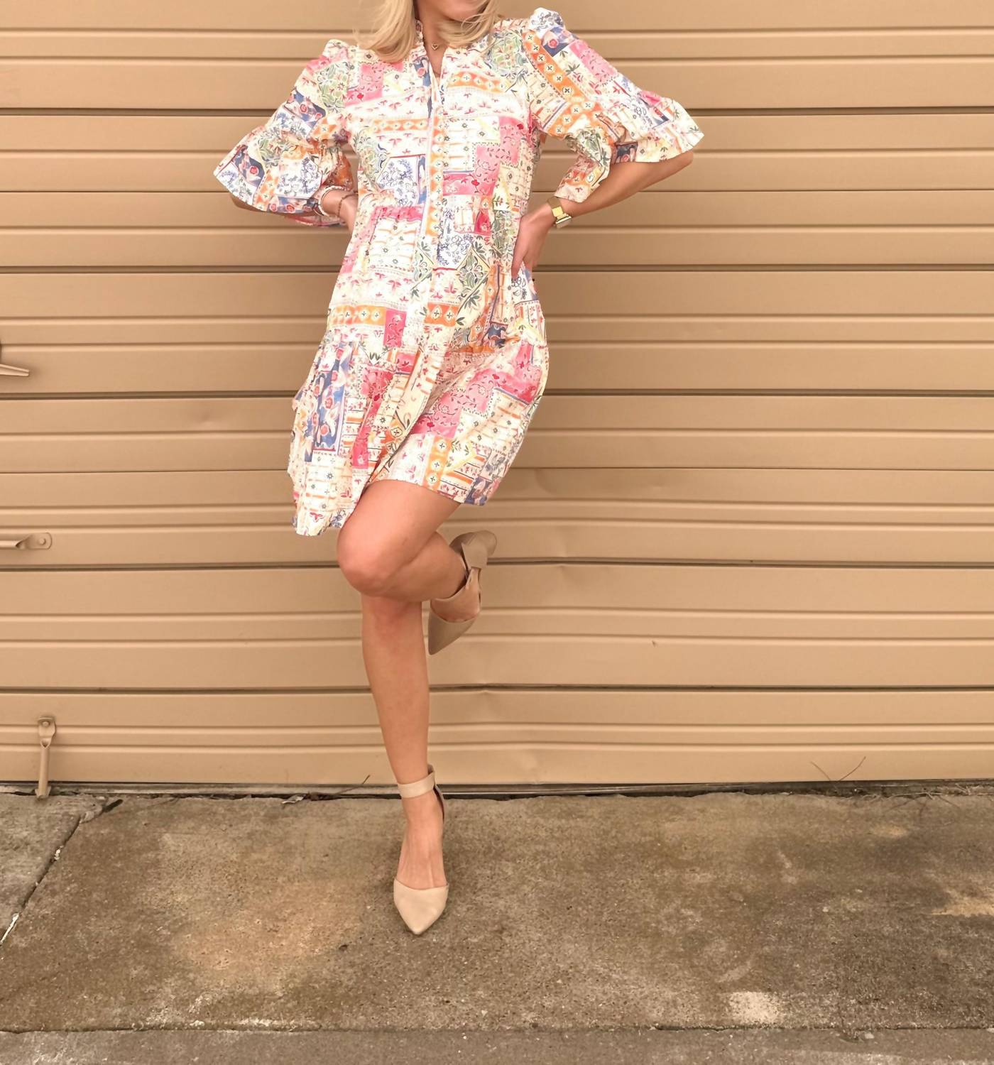 Aureum - Lucia Cotton Poplin Mini Dress