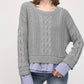 Fate - Riley Long Sleeve Sweater
