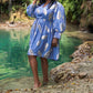 Emily Lovelock - Noureen V-neck Mini Dress