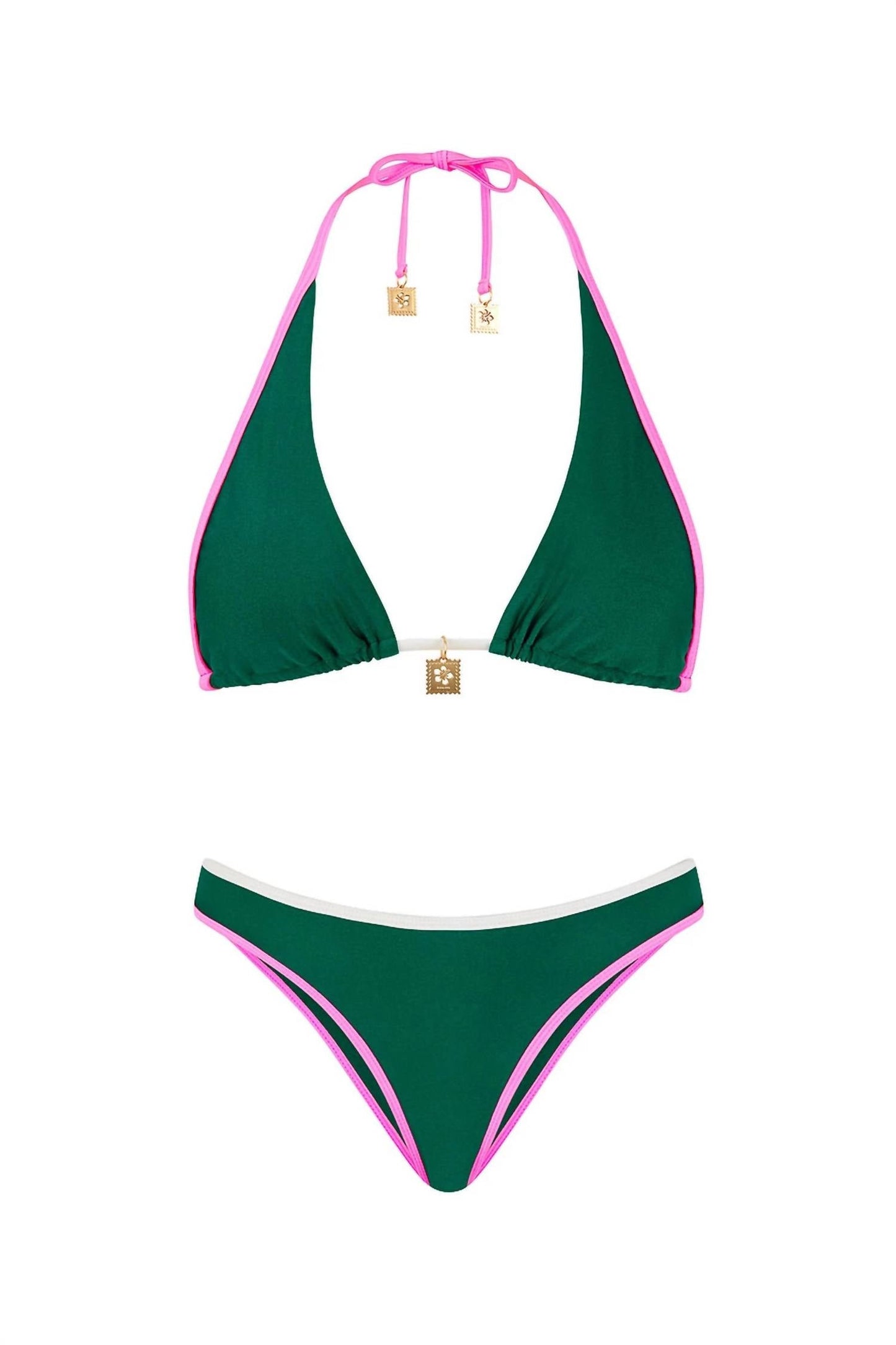 Kulani Kinis - Women's Bind Tie Halter Bikini Top