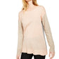 Calvin Klein Women s Crewneck Colorblocked Sweater Pink Size Medium