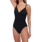 Profile By Gottex - V-Neck Lingerie Surplice One Piece Swimsuit