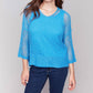Charlie B - Fishnet Crochet Sweater