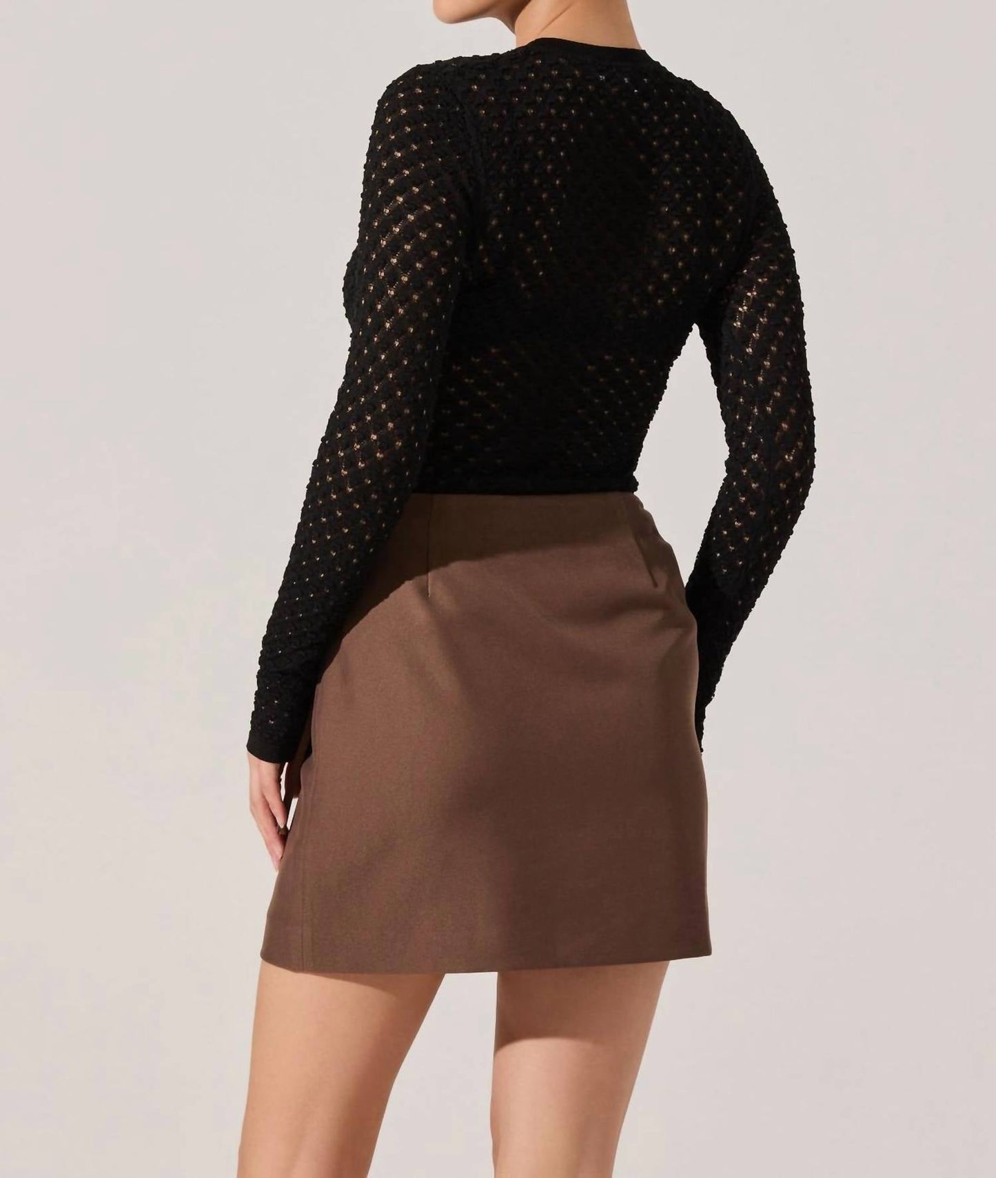 Astr - Dex Textured Sweater Top