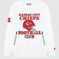Starter - Unisex Kansas City Chiefs Crew Neck Sweatshirt With Zip Pockets