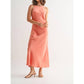 Fun 2 Fun - Satin Maxi Dress