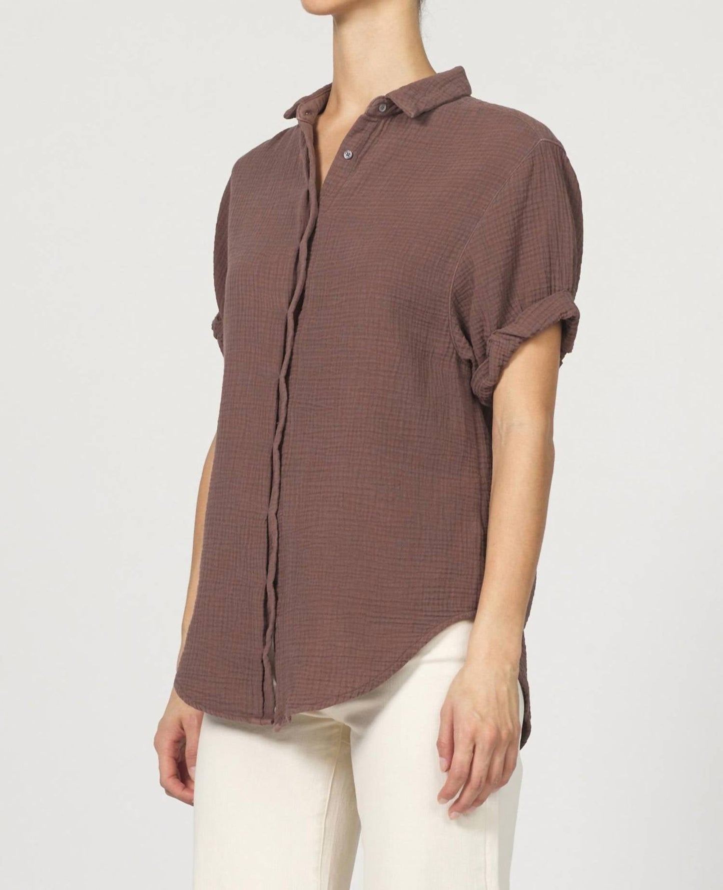 Dear John Denim - Short Sleeve Button Up Top