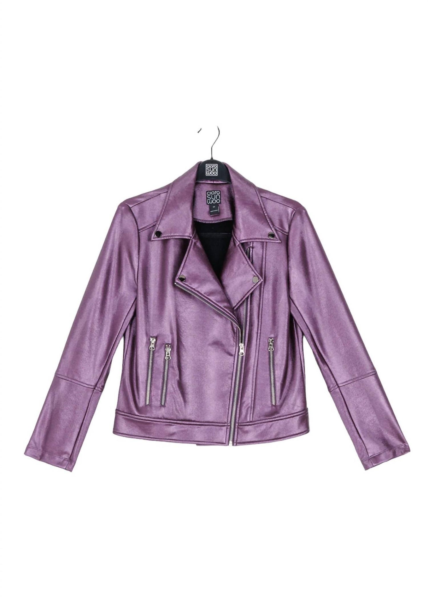 Clara Sunwoo - Plush Moto Zip Jacket