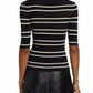 A.L.C. - Striped Cotton Knit Polo Shirt