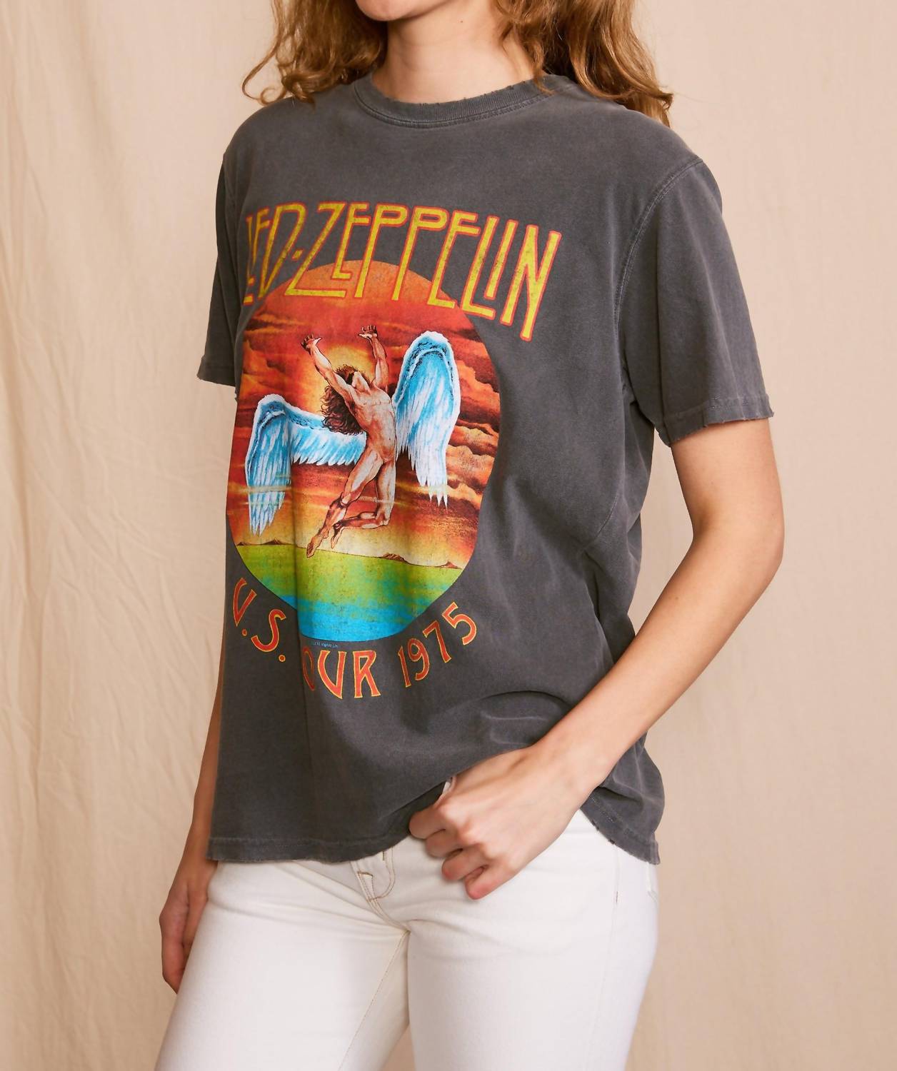 People Of Leisure - Led Zeppelin 'u.s Tour 1975' Sunkissed Tee