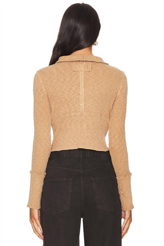 Free People - Midnight Half Zip Top