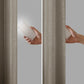 Twist Tab Total Blackout Window Curtain Panel Pewter 50x95