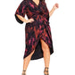 City Chic Trendy Plus Size Garnet Slither Dress