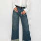 Artemis Vintage - Inseam Transfer Tummy Control High Rise Wide Leg Jeans