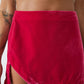 Free People - Velvet Curved Hem Mini Skirt