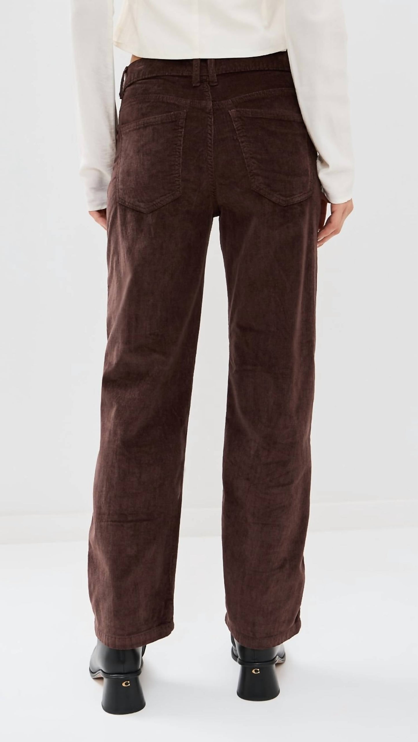 Free People - Risk Taker Mid-rise Cord Jeans