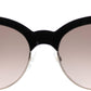 Tom Ford Sunglasses - Angela Round Metal Sunglasses with Brown Graident Lens
