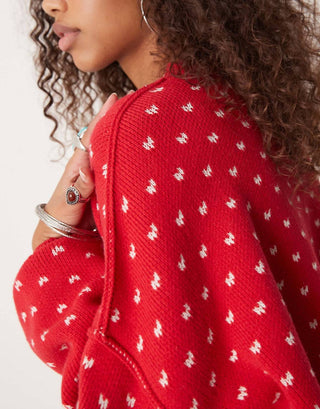 Free People - Pattern Easy Street Cropped Sweater