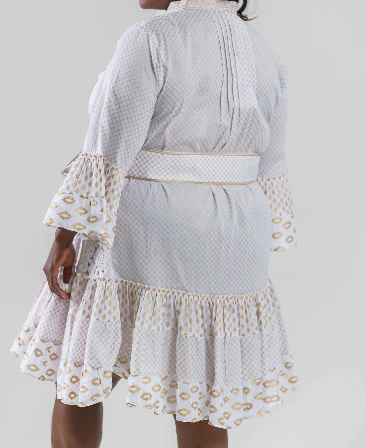 Pep'S Cannes - Short Net Print Mini Dress - Plus