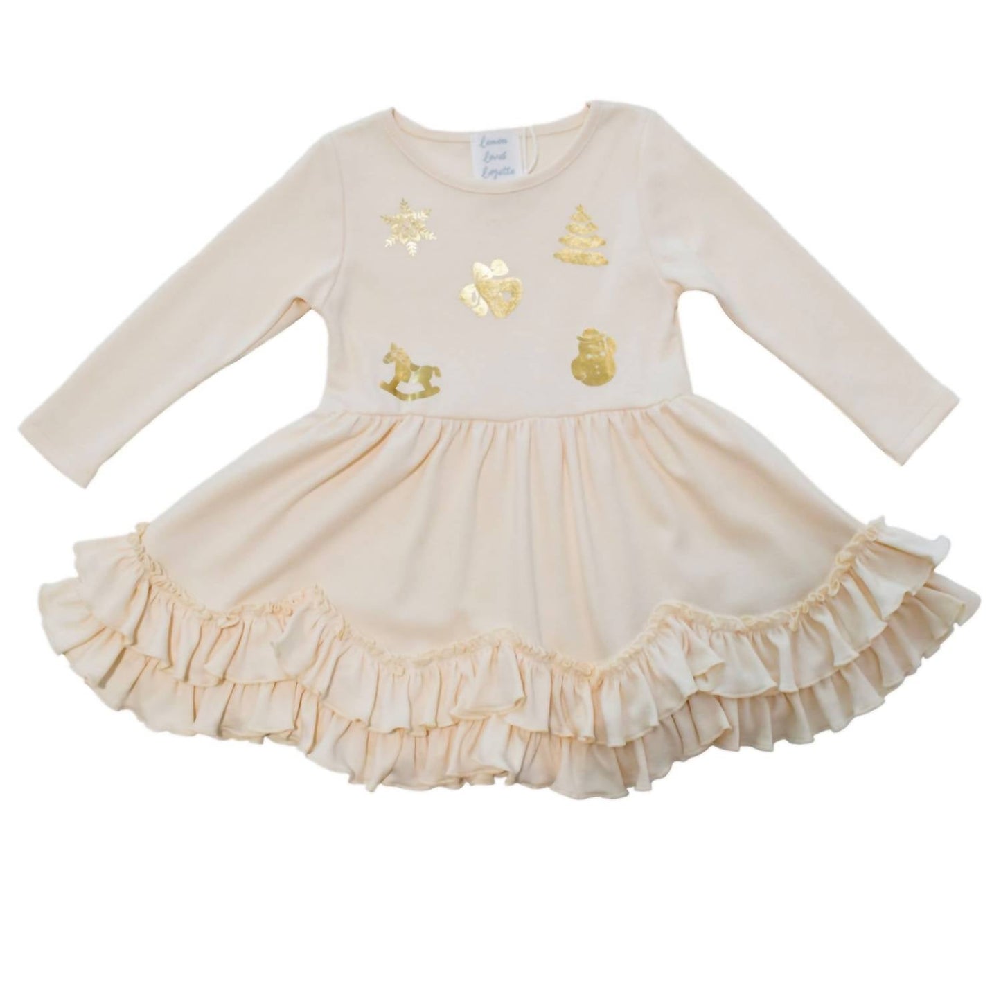 Lemon Loves Layette - Baby Lil Christmas Carols Dress