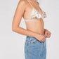 Pol - Adjustable Strap Velvet Layer Trim Bralette