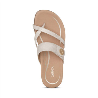 Aetrex - WOMEN'S IZZY ADJUSTABLE SLIDE SANDAL