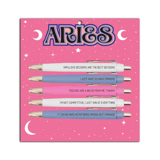 Fun Club - Aries Zodiac Pen Set