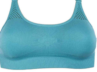 ASICS Women's ASX Seamless Bra Kingfisher Blue Size X-Small