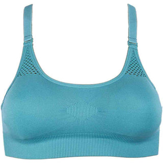 ASICS Women's ASX Seamless Bra Kingfisher Blue Size X-Small