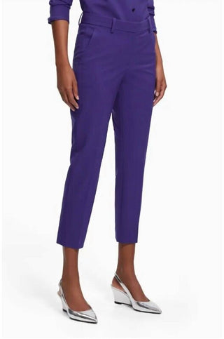 Theory - Treeca Crop Straight Wool Dress Pants