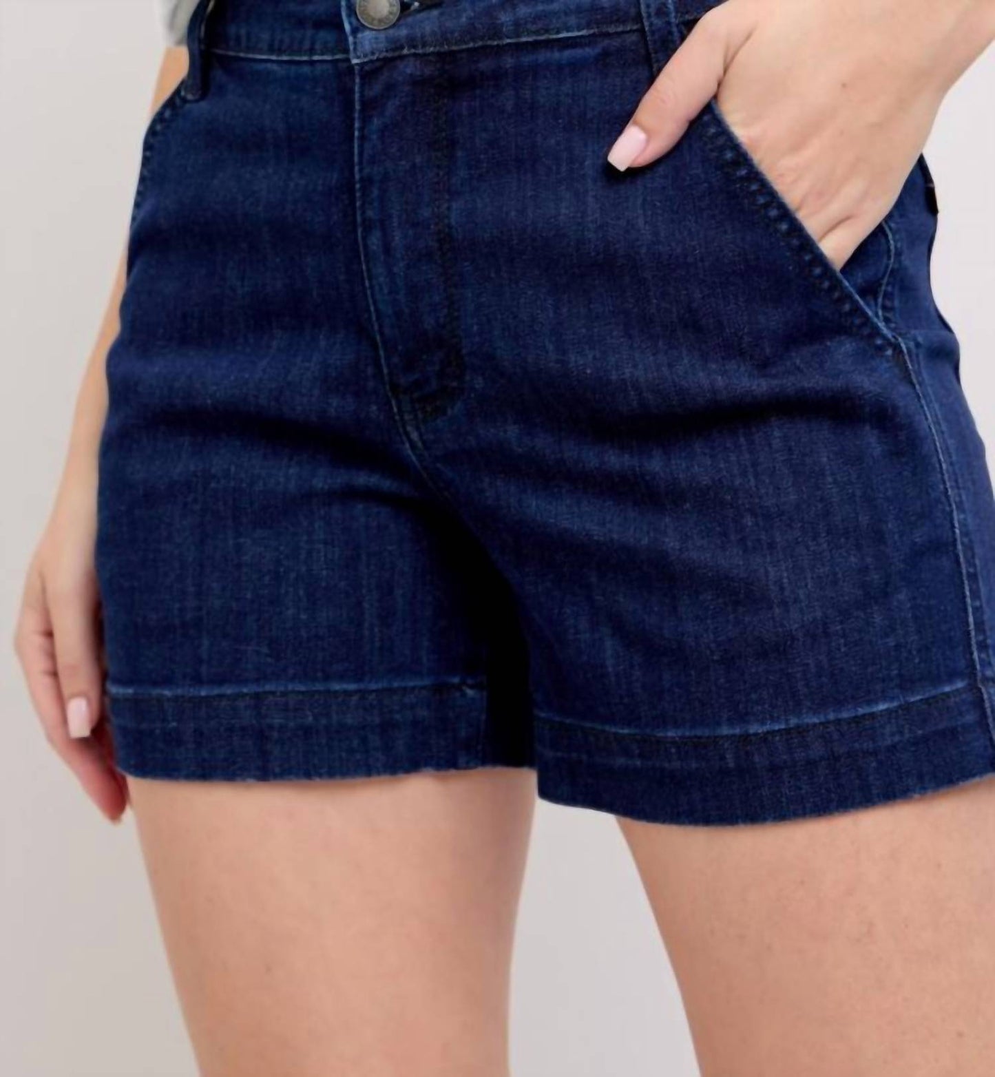 Judy Blue - Cordelia Denim Trouser Shorts