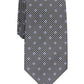 PERRY ELLIS Mens Gray Floral Classic Neck Tie