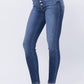 Judy Blue - High Rise Button Fly Skinny Jeans