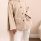 Tribal - Long Sleeve Button Front Coat