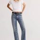 Free People - Risk Taker Midrise Straight Jeans
