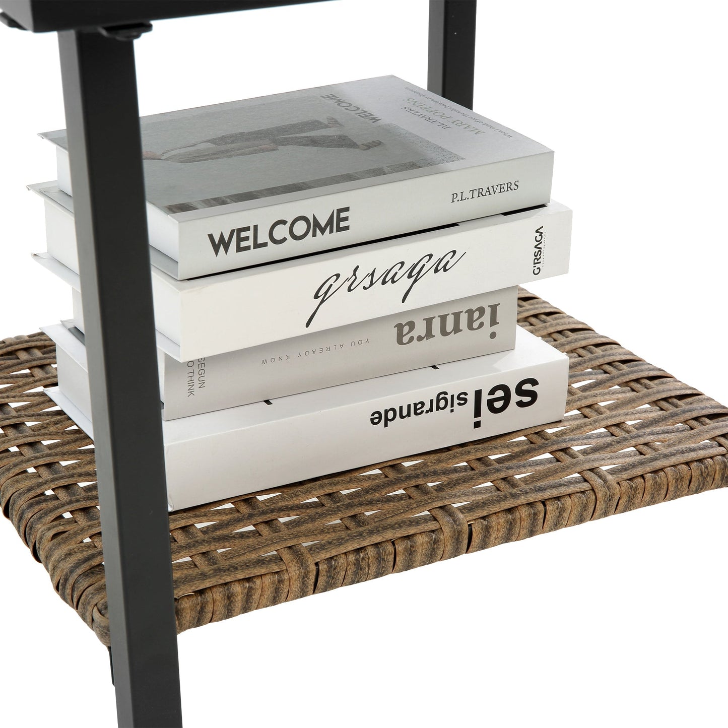 3pcs Rocking Rattan Set - Grey