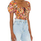For Love & Lemons - Sylvie Puff Sleeves Top