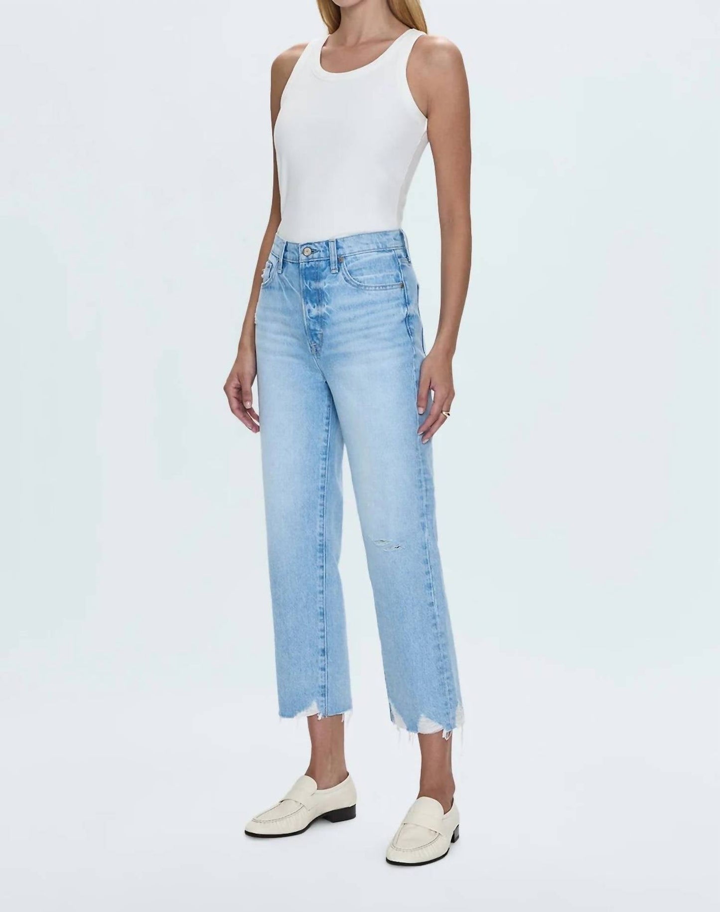 Pistola - Cassie Crop Super High Rise Straight Crop Jeans