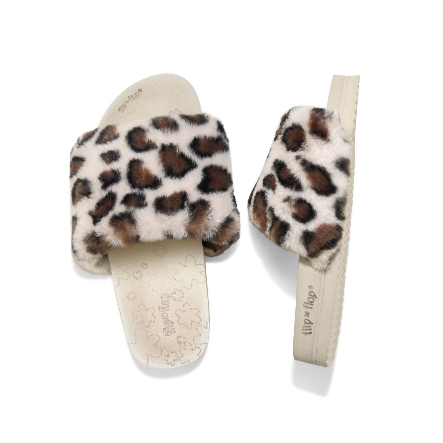 Flip*Flop Originals - Women's Pool Leo Fur Sandals