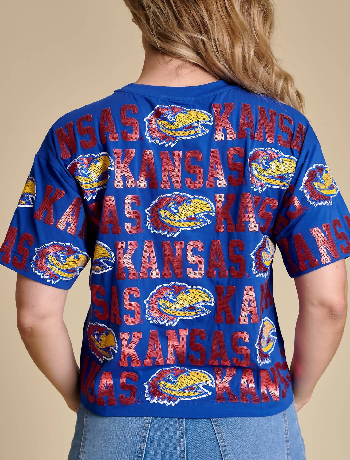 Stewart Simmons - The Sequin Repeat Tee Kansas