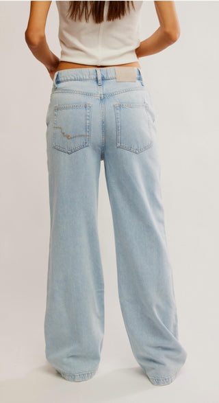 Free People - Stride Straight 'n Wide Jeans