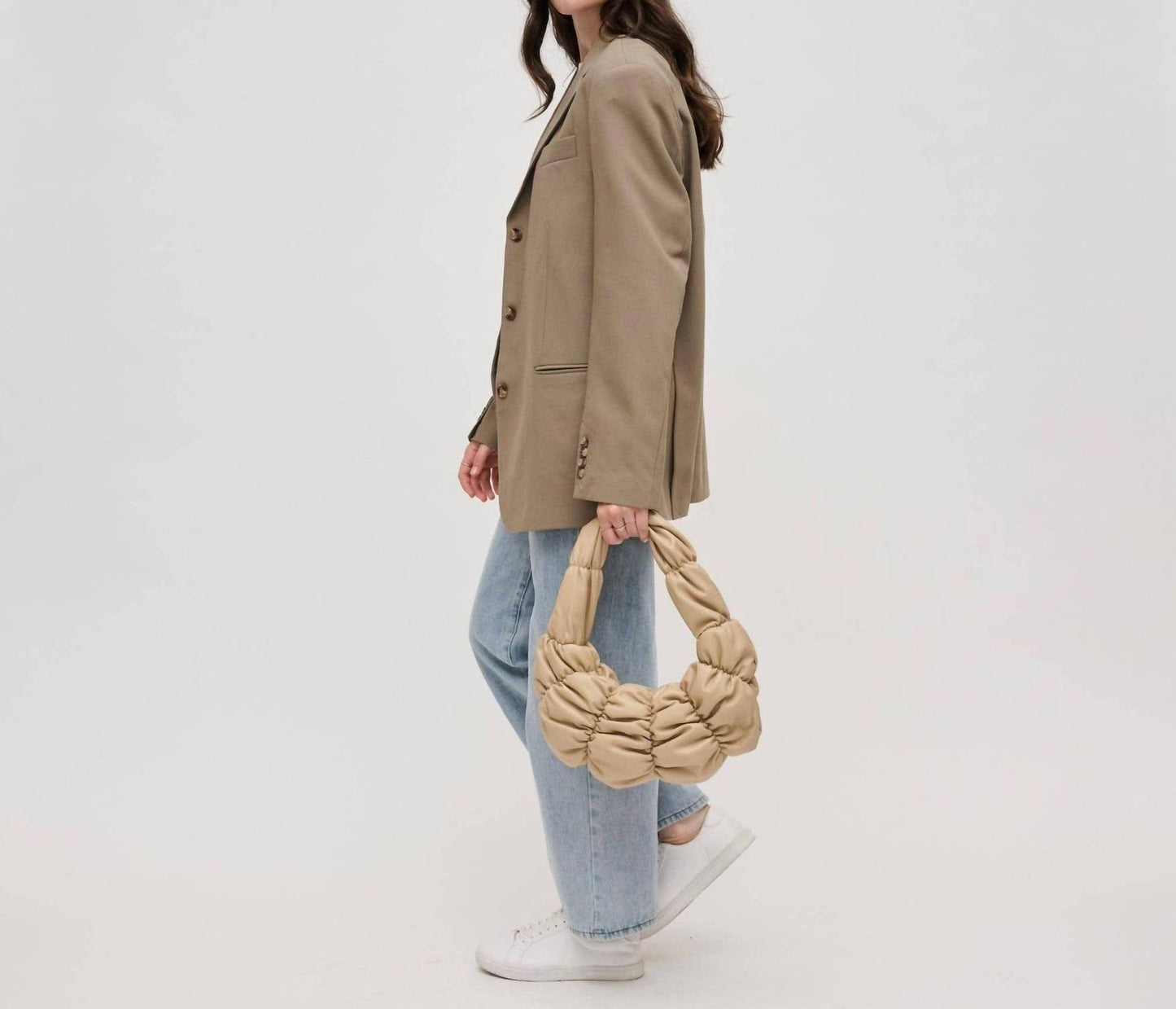 Urban Expressions - Stella Puffy Quilted Vegan Leather Clutch