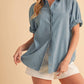 Aemi + Co - Raelee Button Down Collared Shirt