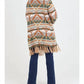 Angie - Alena Aztec Fringe Cardigan