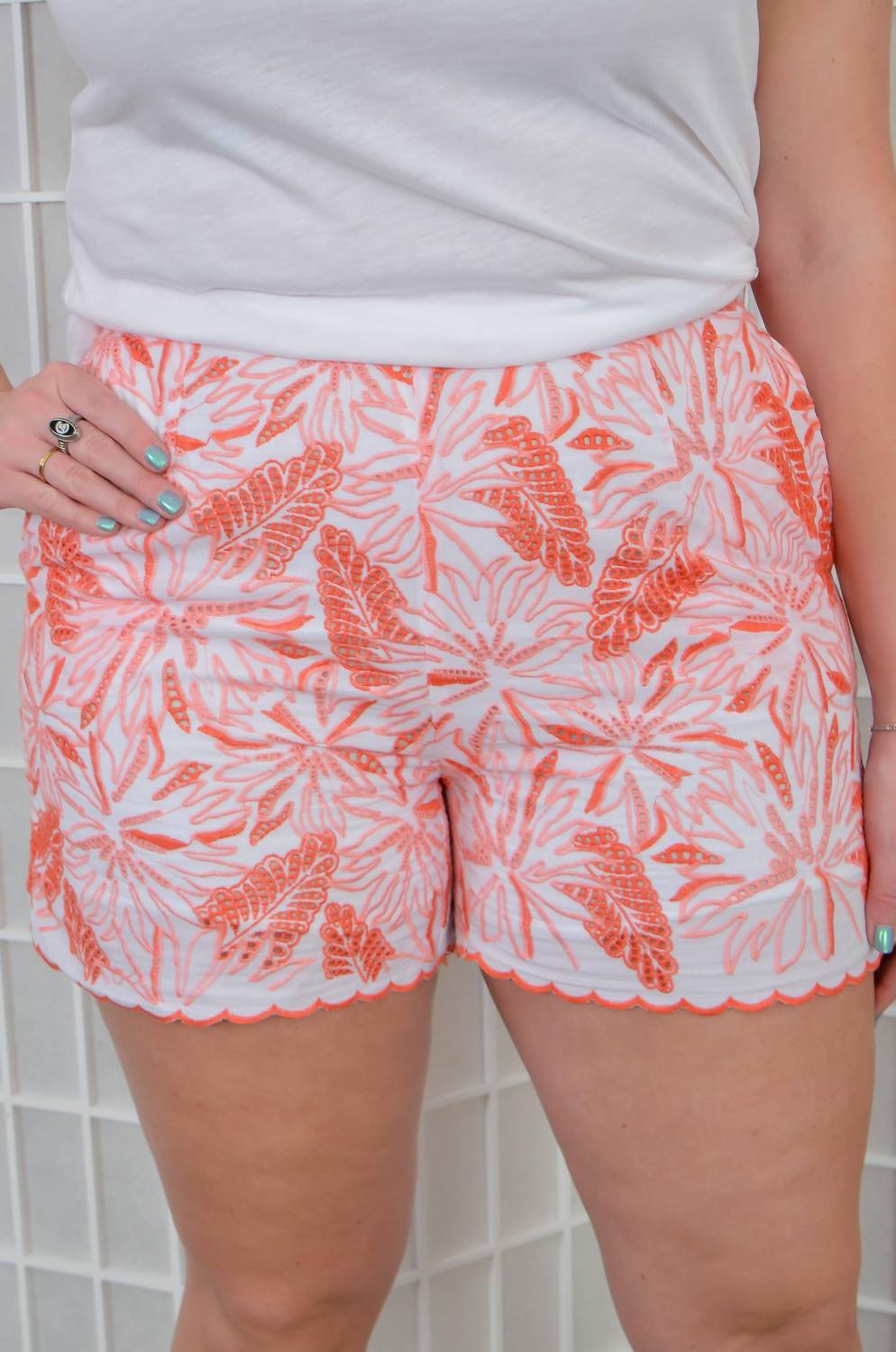 Btfl-Life - Maia Embroidered Shorts