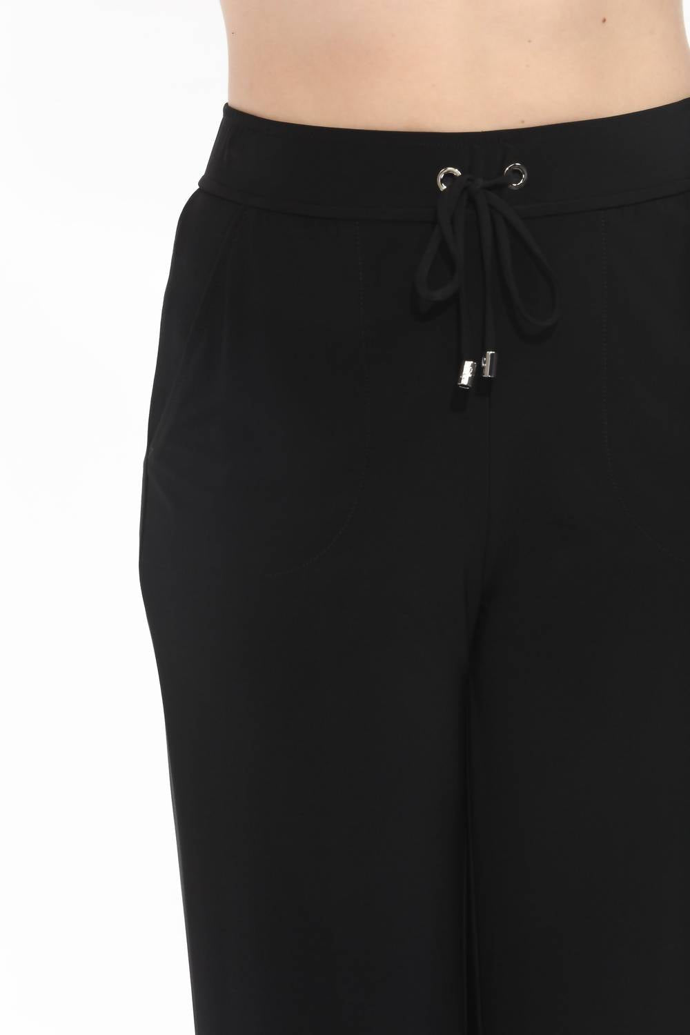 Joseph Ribkoff - Drawstring High Rise Relaxed Straight Pant