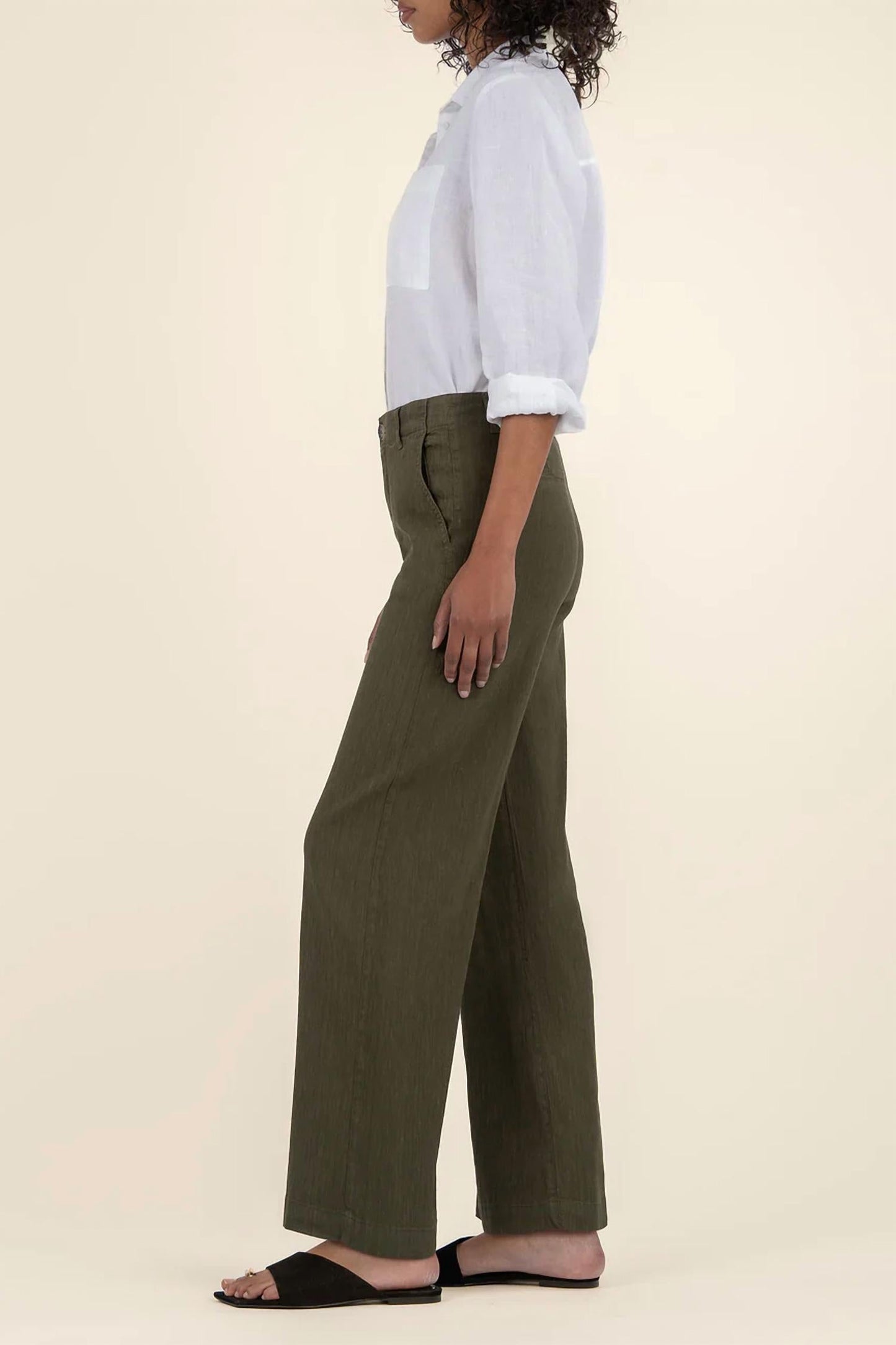 Kut From The Kloth - Women's Meg Linen Wide Leg Pant